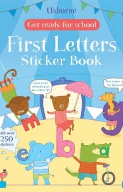 Get Ready for School First Letters Sticker Book