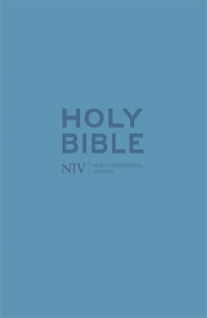 NIV Pocket Cyan Soft-tone Bible with Zip