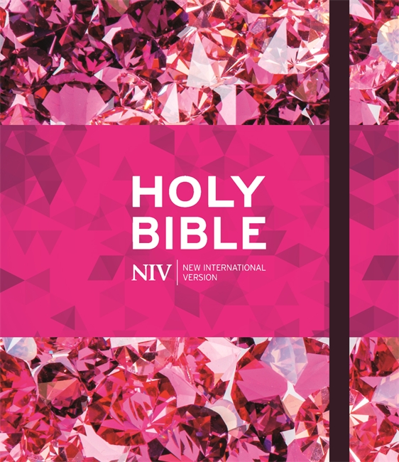 NIV Ruby Journalling Bible: Pink Metallic Hardback