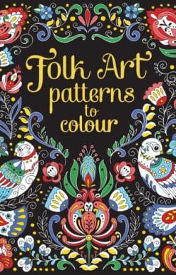 Folk Art Patterns to Colour