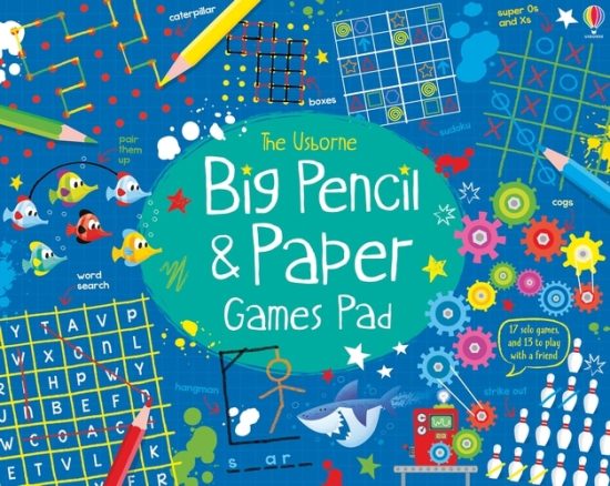 Big Pencil and Paper Games Pad