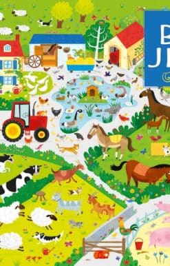 Usborne Book and Jigsaw On the Farm