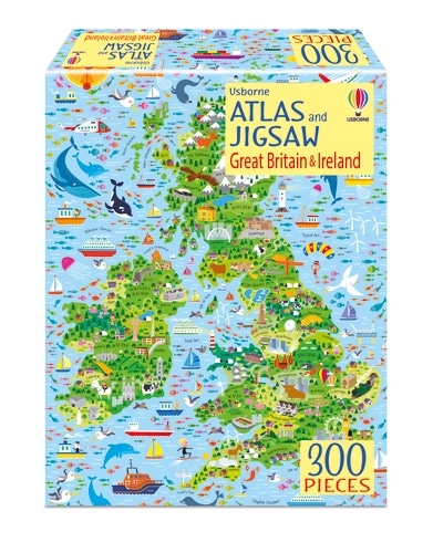 Usborne Atlas & Jigsaw Great Britain & Ireland