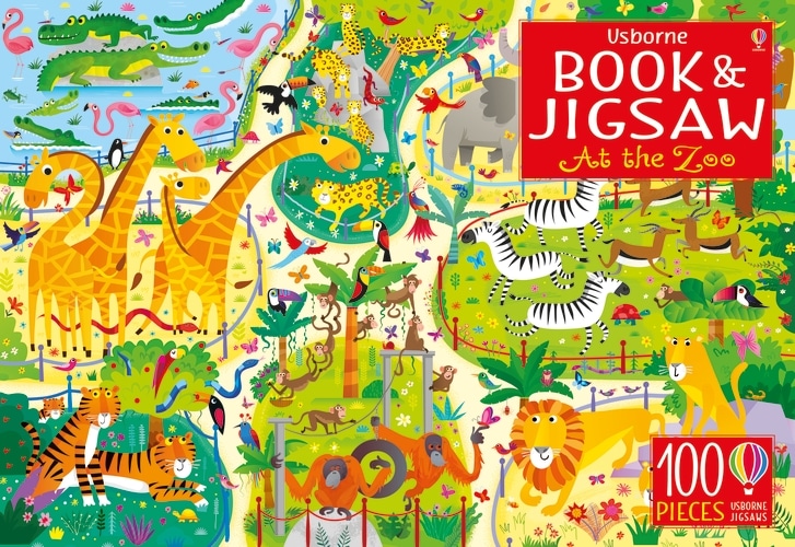 9781474940184 Usborne Book and Jigsaw At the Zoo