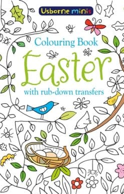Colouring Book Easter with Rub Downs