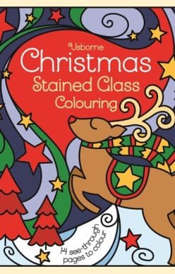 Christmas Stained Glass Colouring