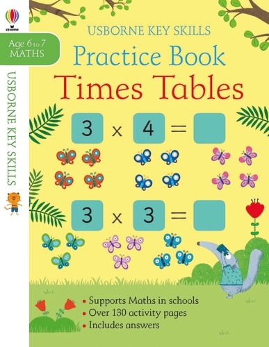 Times Tables Practice Book 6-7