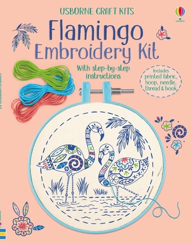 9781474959643 Embroidery Kit: Flamingo