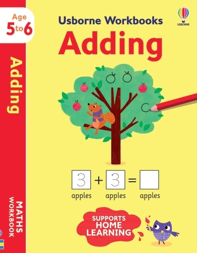 9781474990943 Usborne Workbooks Adding 5-6