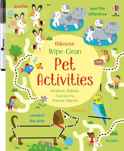 9781474995658 Wipe-Clean Pet Activities