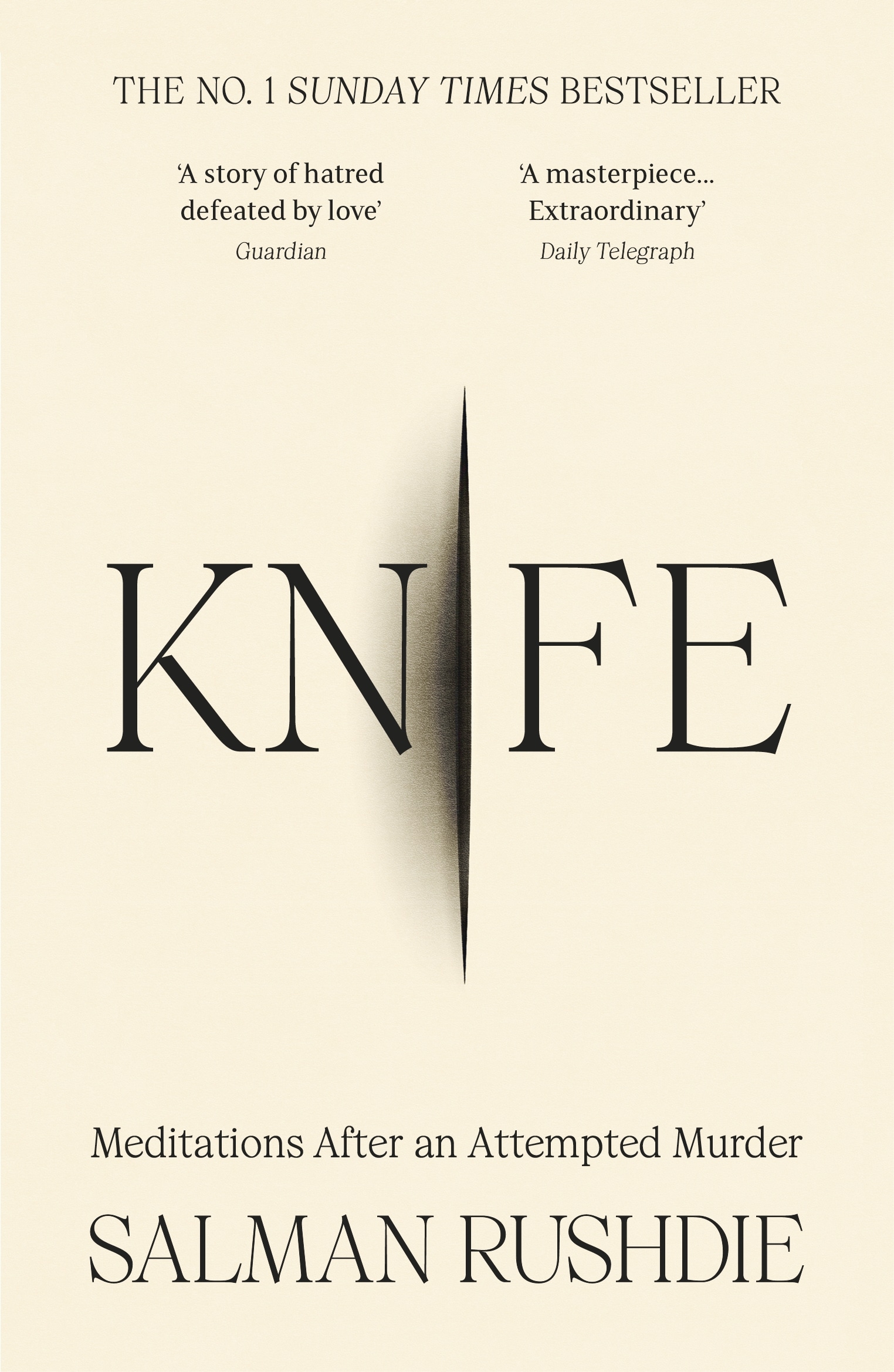9781529921168 Knife: Meditations After an Attempted Murder