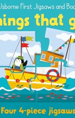 Usborne First Jigsaws and Book: Things that Go