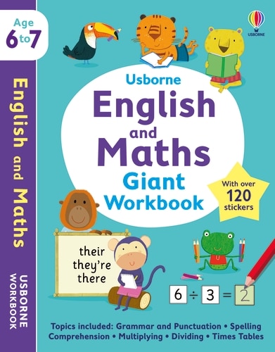 9781803704395 Usborne English and Maths Giant Workbook 6-7