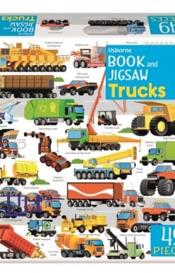 Usborne Book and Jigsaw Trucks