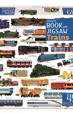 Usborne Book and Jigsaw Trains