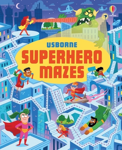 9781803709321 Superhero Mazes