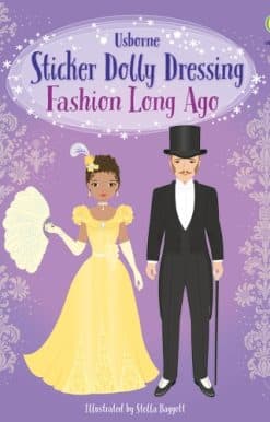 Sticker Dolly Dressing Fashion Long Ago