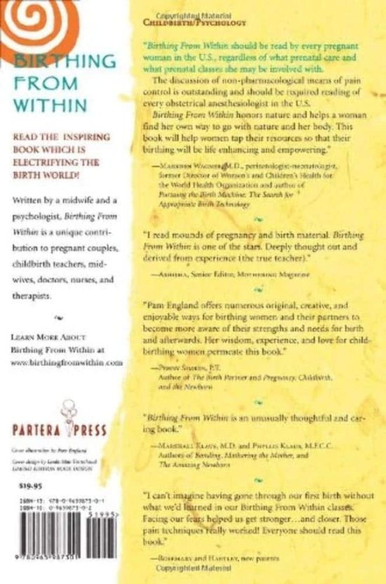 Birthing from within: An Extra-Ordinary Guide to Childbirth Preparation